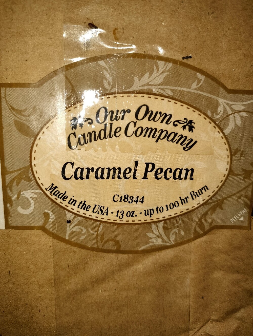 Carmel Pecan Candles Box of 6 New